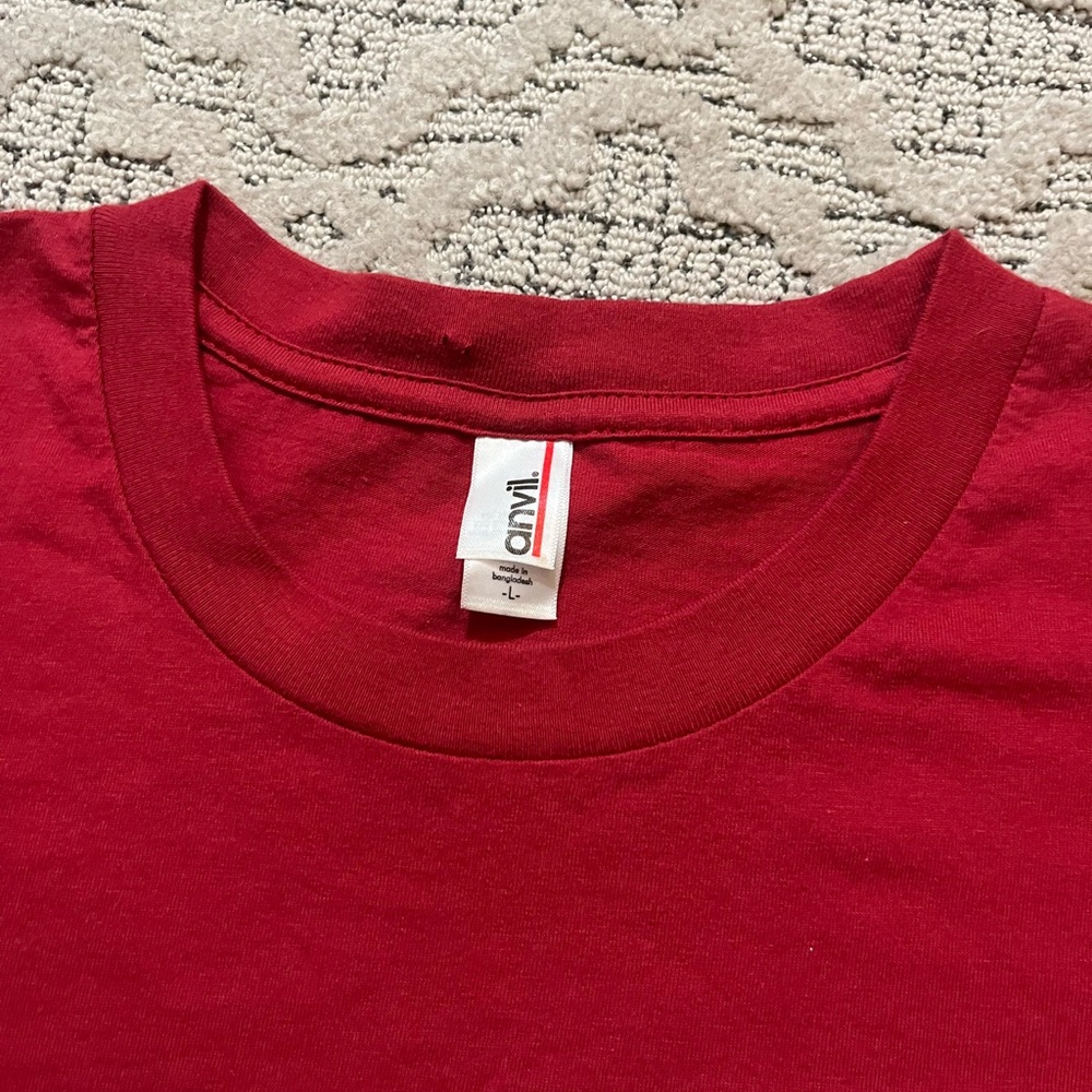 🎸 '06 LIVE Band Ed Kowalczyk Best Band From Shi* Town Weavers York Penn. Red Tee - Picture 5 of 14